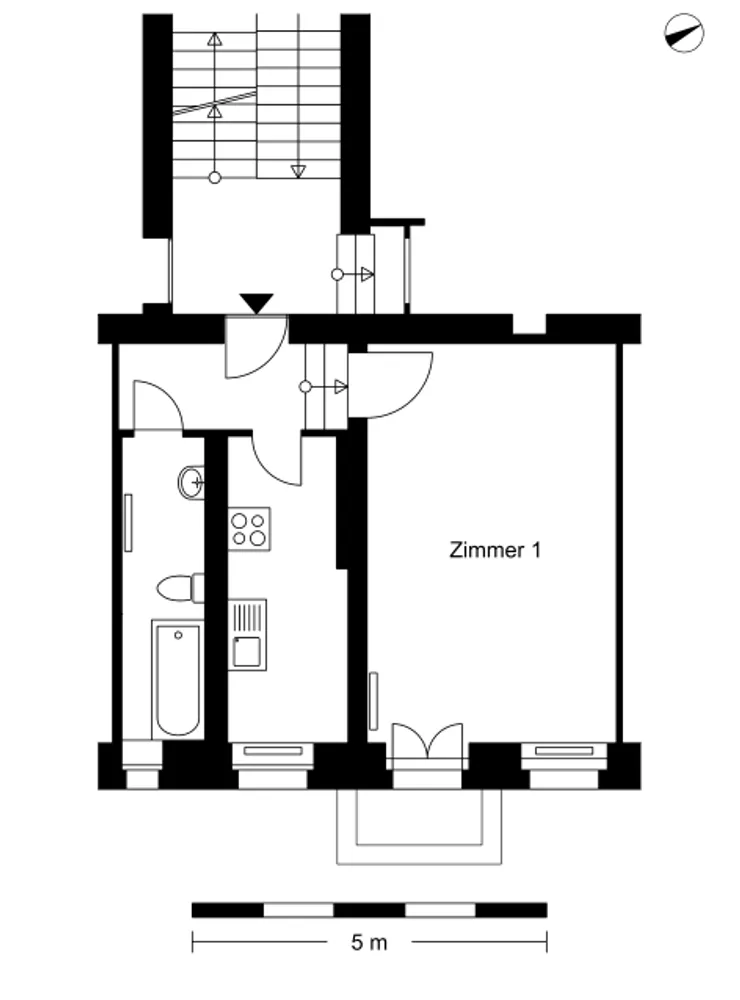 1 Zimmer Wohnung mit 37 m² in Berlin – Bild 2