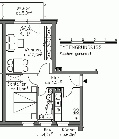 2 Zimmer Wohnung mit 45 m² in Hannover – Bild 5