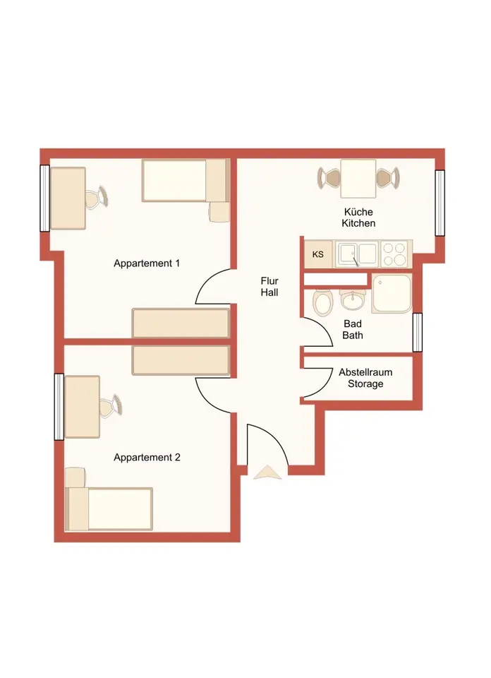 WG-Zimmer mit 60 m² in Luckenwalde – Bild 5