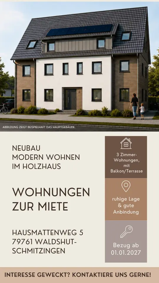 3 Zimmer Wohnung mit 71 m² in Waldshut-Tiengen – Bild 1