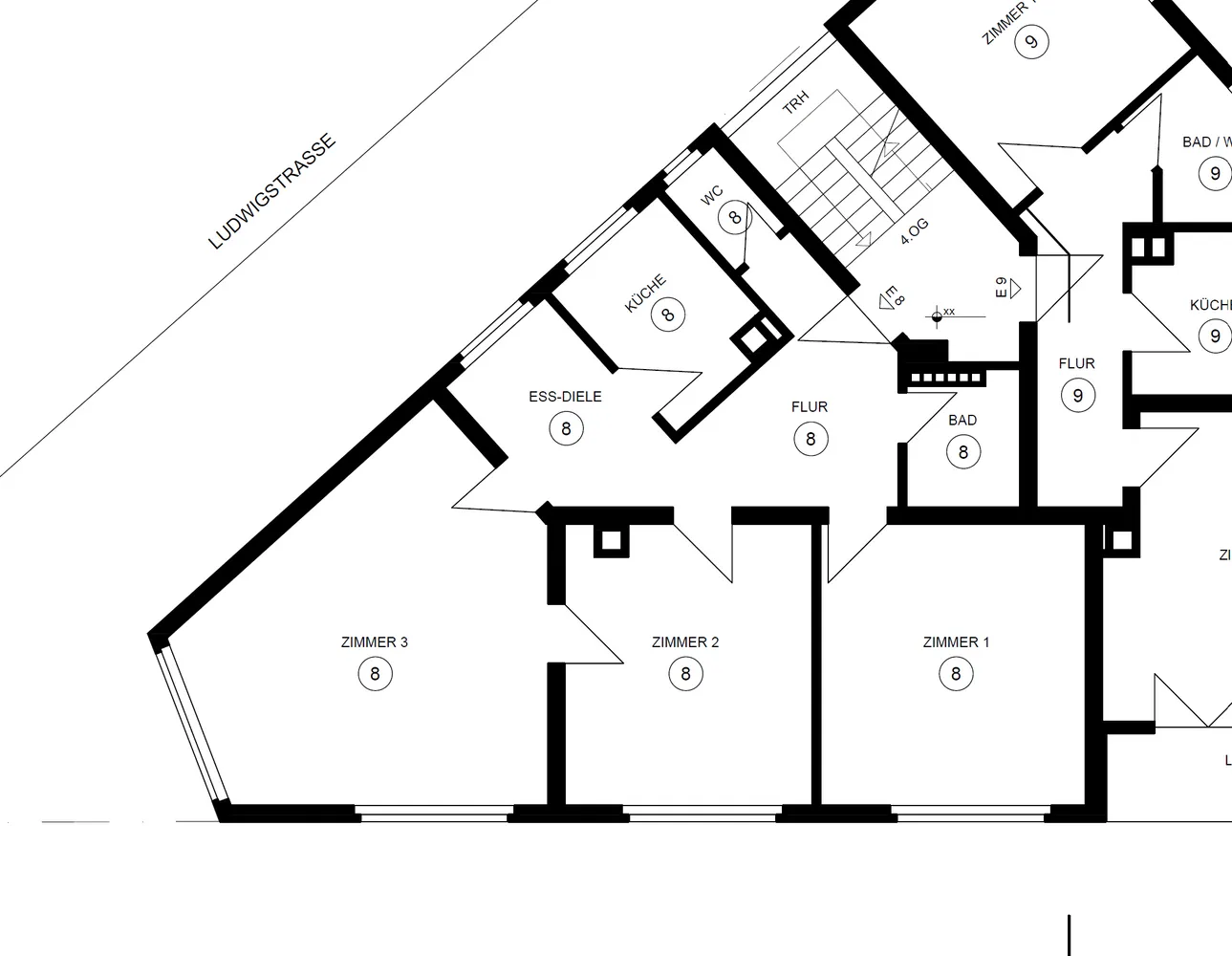 4 Zimmer Wohnung mit 82 m² in Stuttgart – Bild 8