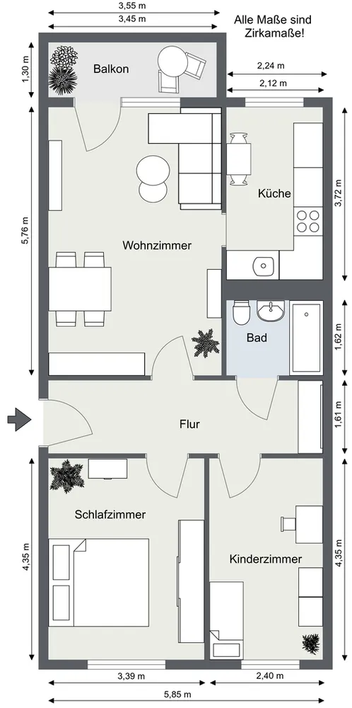 3 Zimmer Wohnung mit 68 m² in Gera – Bild 6