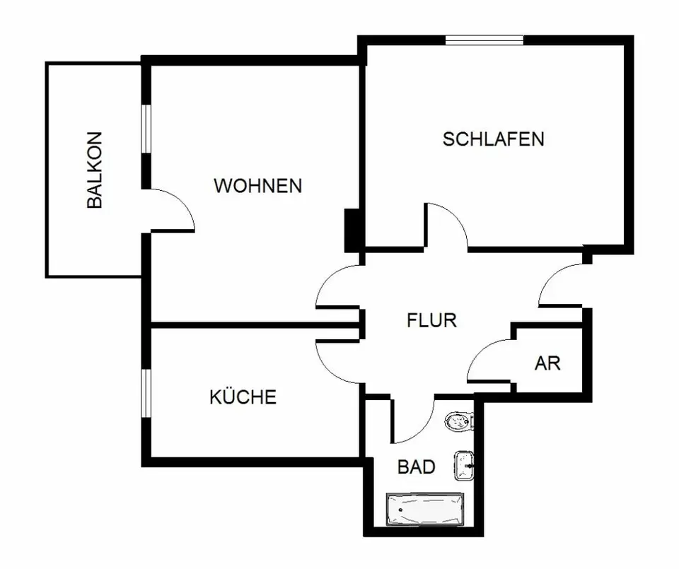 2 Zimmer Wohnung mit 58 m² in Gelsenkirchen – Bild 8