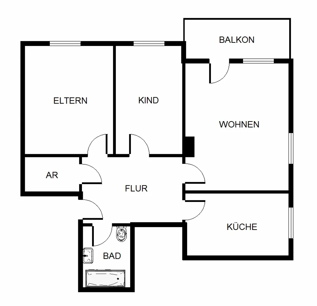 3 Zimmer Wohnung mit 72 m² in Gelsenkirchen – Bild 8