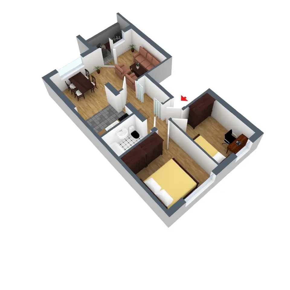 3 Zimmer Wohnung mit 57 m² in Halle (Saale) – Bild 9