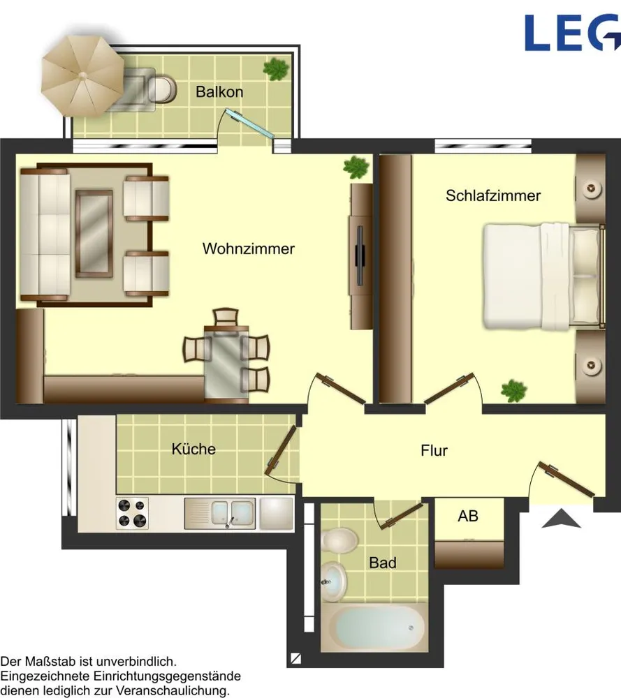 4 Zimmer Wohnung mit 74 m² in Bielefeld – Bild 2