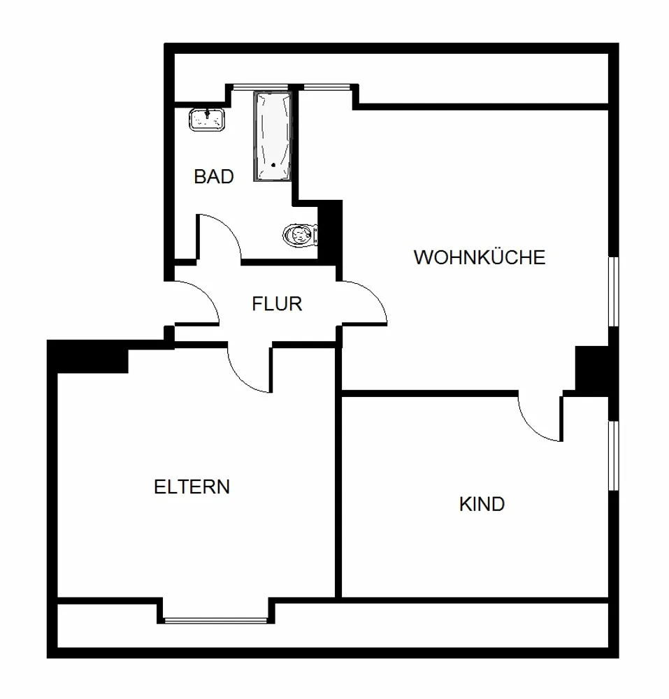 2 Zimmer Wohnung mit 47 m² in Gelsenkirchen – Bild 9