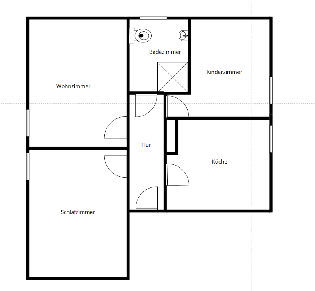 4 Zimmer Wohnung mit 60 m² in Essen – Bild 2