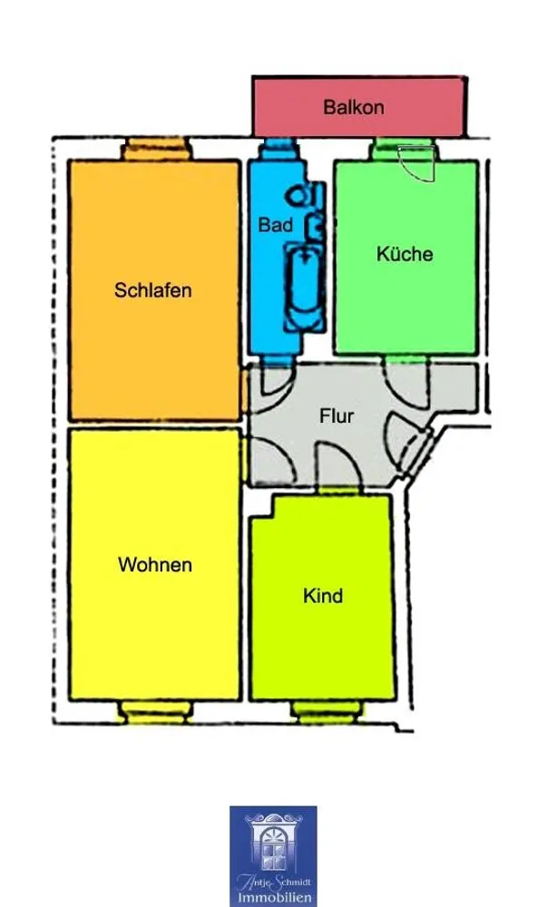3 Zimmer Wohnung mit 64 m² in Dresden – Bild 8