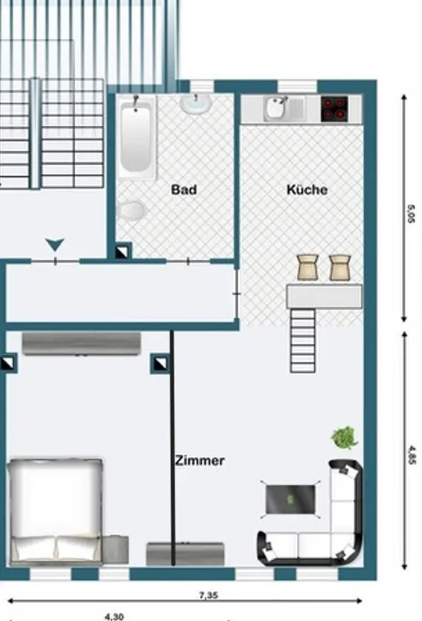 3 Zimmer Wohnung mit 65 m² in Wurzen – Bild 9