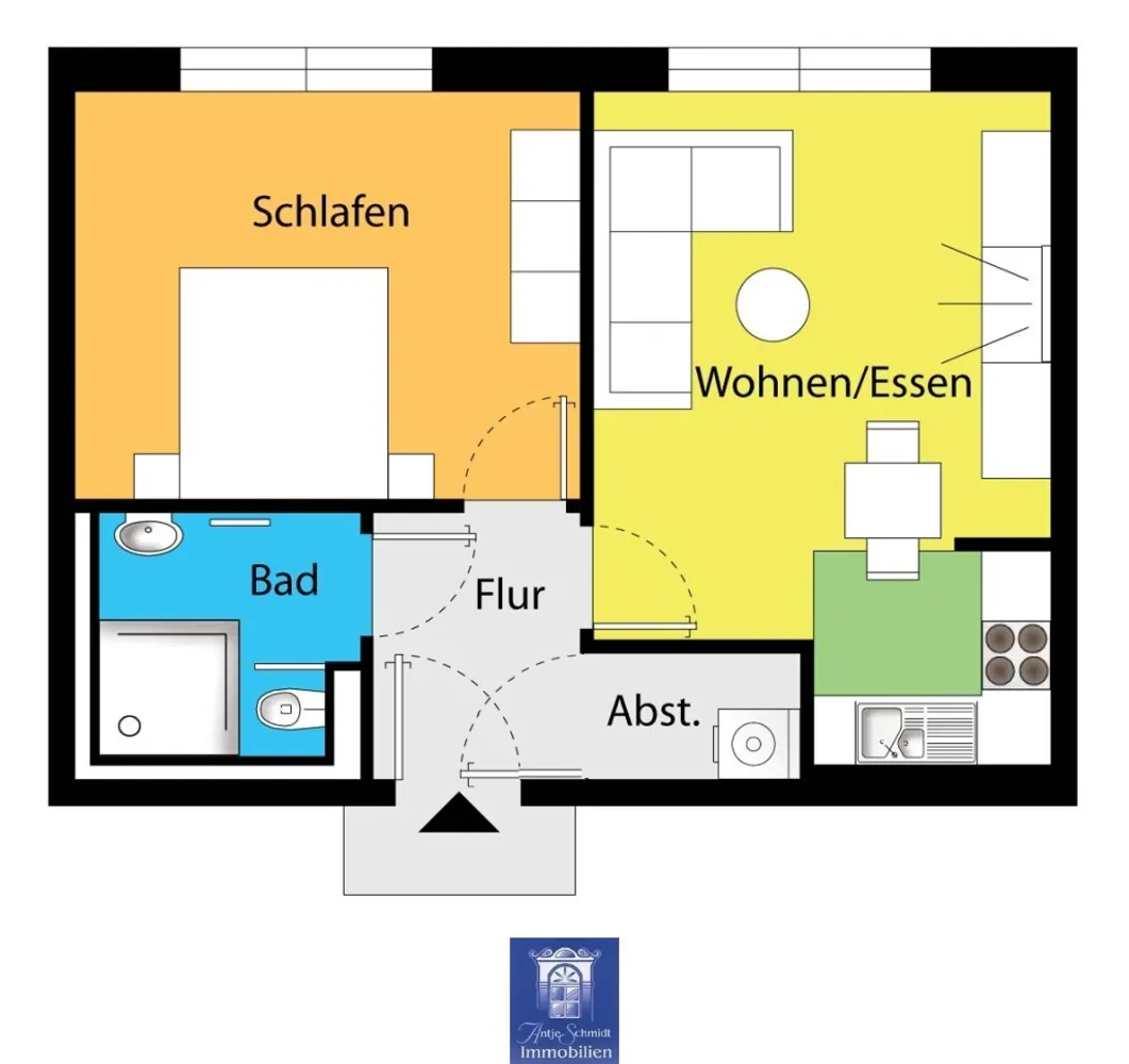 2 Zimmer Wohnung mit 45 m² in Dresden – Bild 8