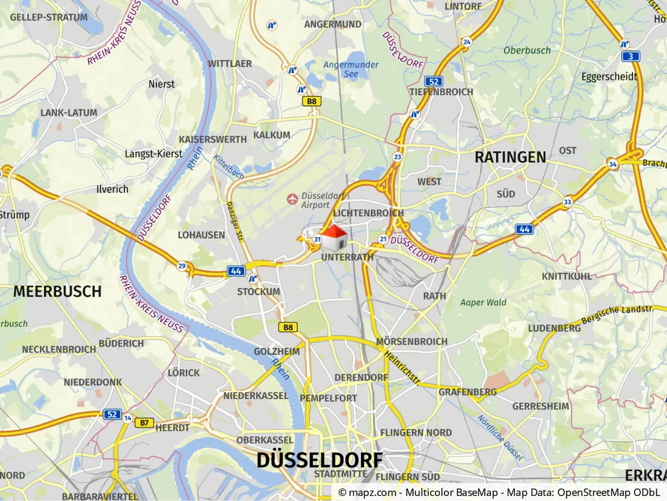 3 room apartment with 70 m² in Düsseldorf – Photo 3