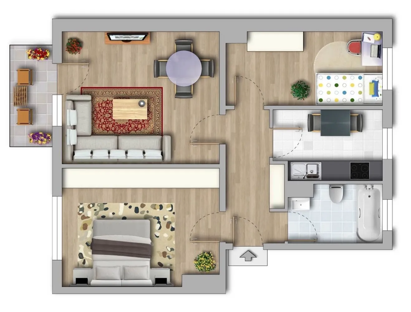 3 Zimmer Wohnung mit 57 m² in Merseburg – Bild 7