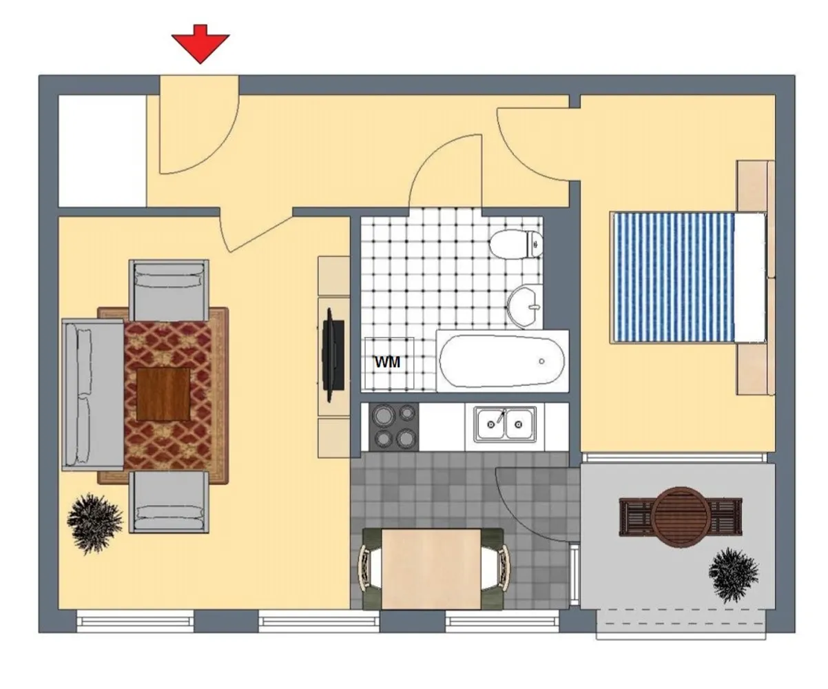2 Zimmer Wohnung mit 68 m² in Berlin – Bild 2