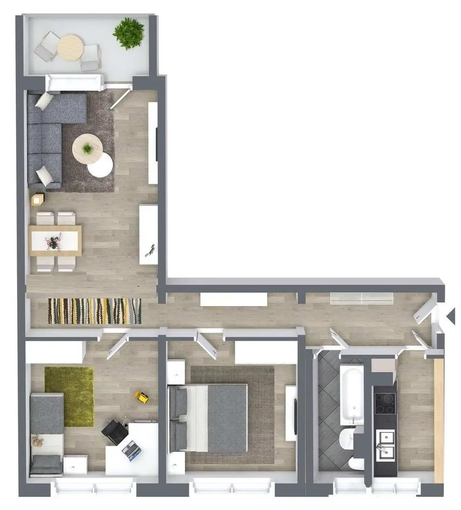 3 Zimmer Wohnung mit 71 m² in Chemnitz – Bild 3