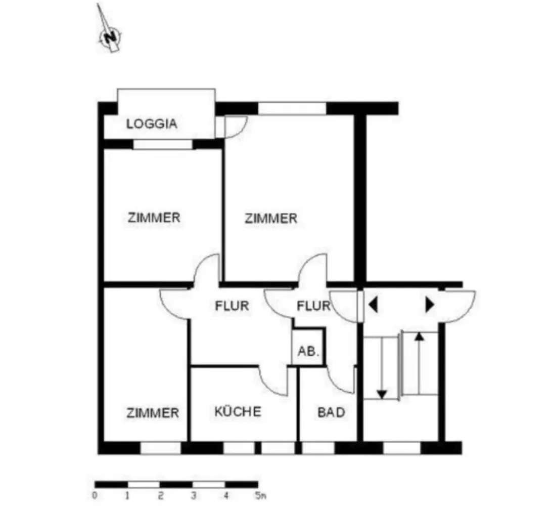3 Zimmer Wohnung mit 76 m² in Bremen – Bild 1