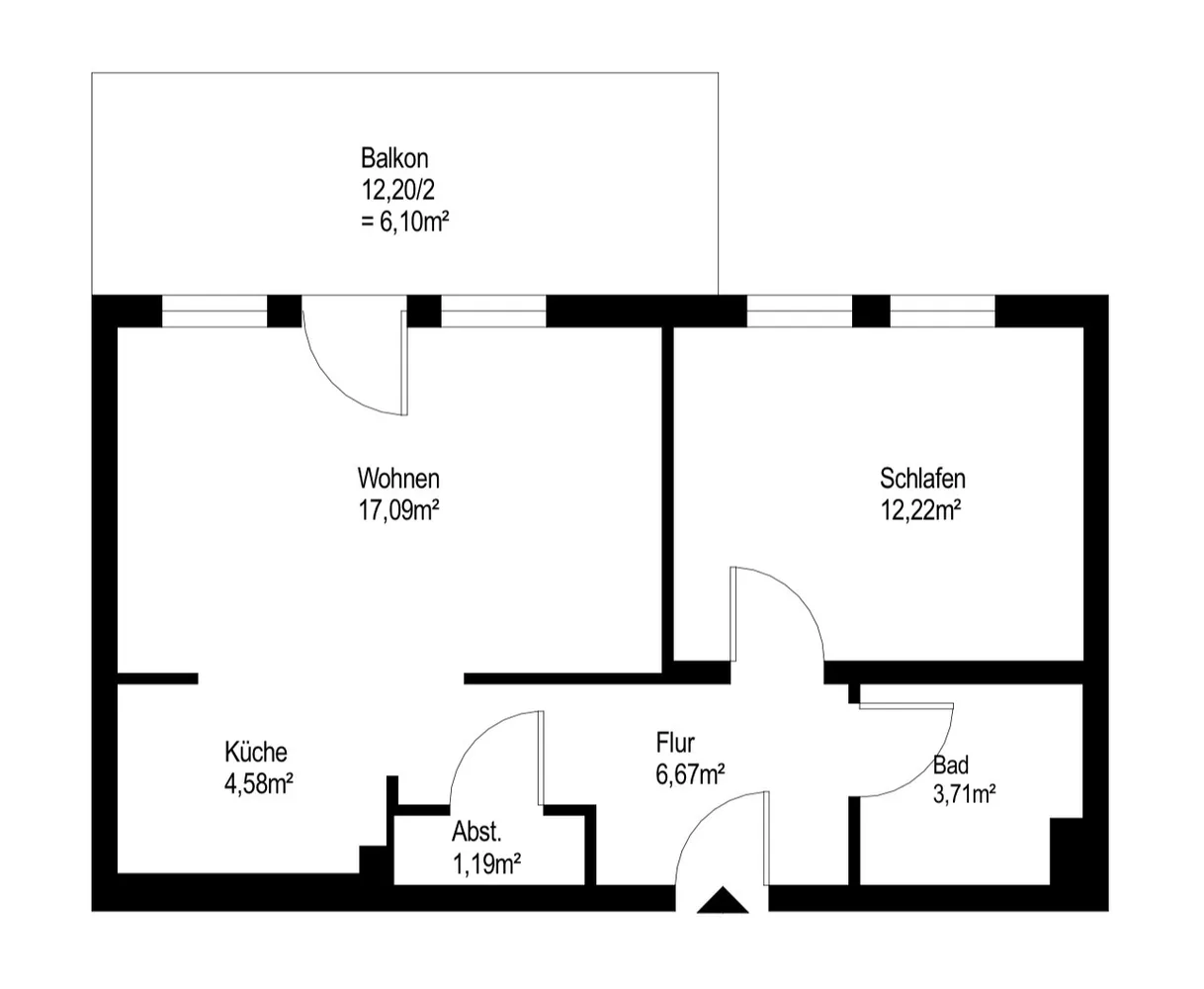 2 Zimmer Wohnung mit 52 m² in Köln – Bild 12