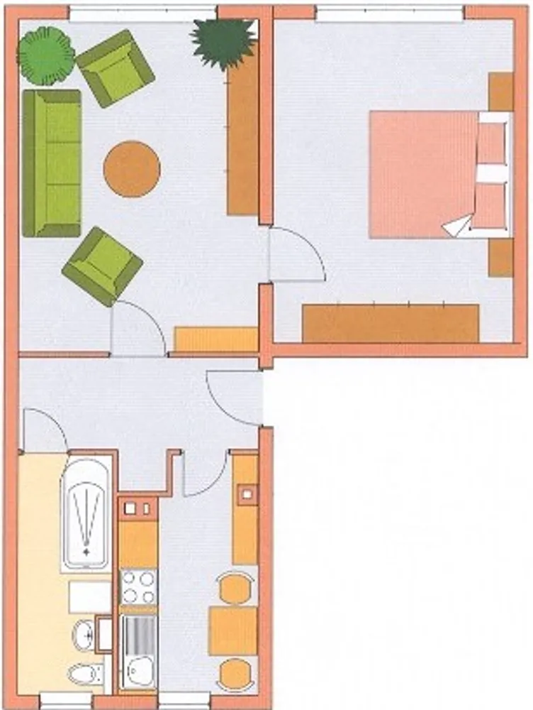 2 Zimmer Wohnung mit 46 m² in Wurzen – Bild 6