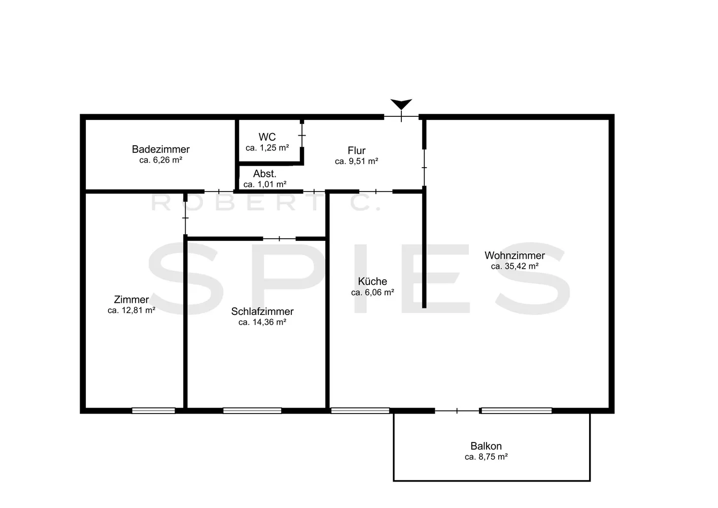 3 Zimmer Wohnung mit 89 m² in Bremen – Bild 6