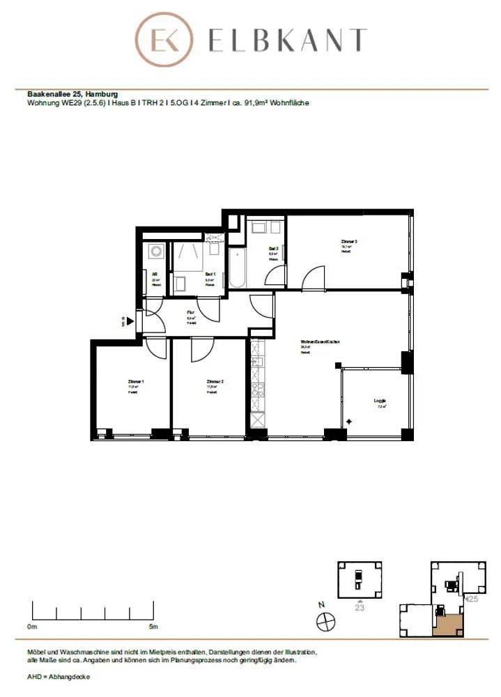 4 Zimmer Wohnung mit 93 m² in Hamburg – Bild 12