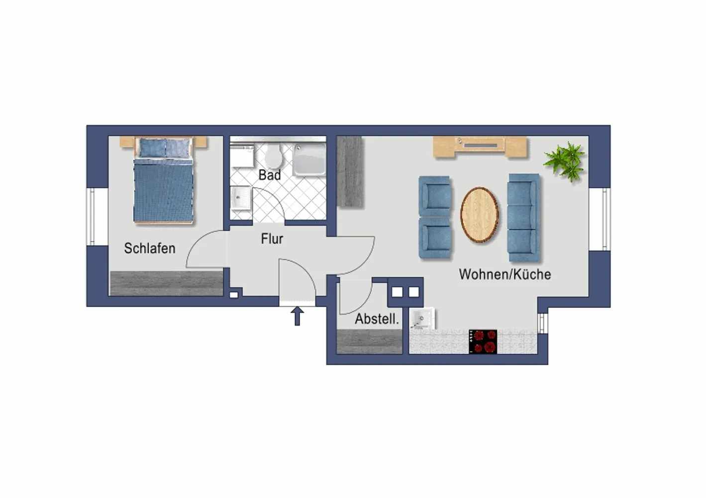 2 Zimmer Wohnung mit 50 m² in Gelsenkirchen – Bild 9