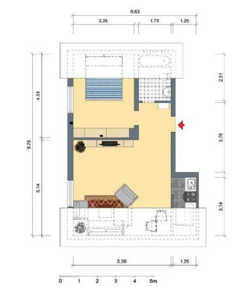 2 Zimmer Wohnung mit 40 m² in Köln – Bild 3