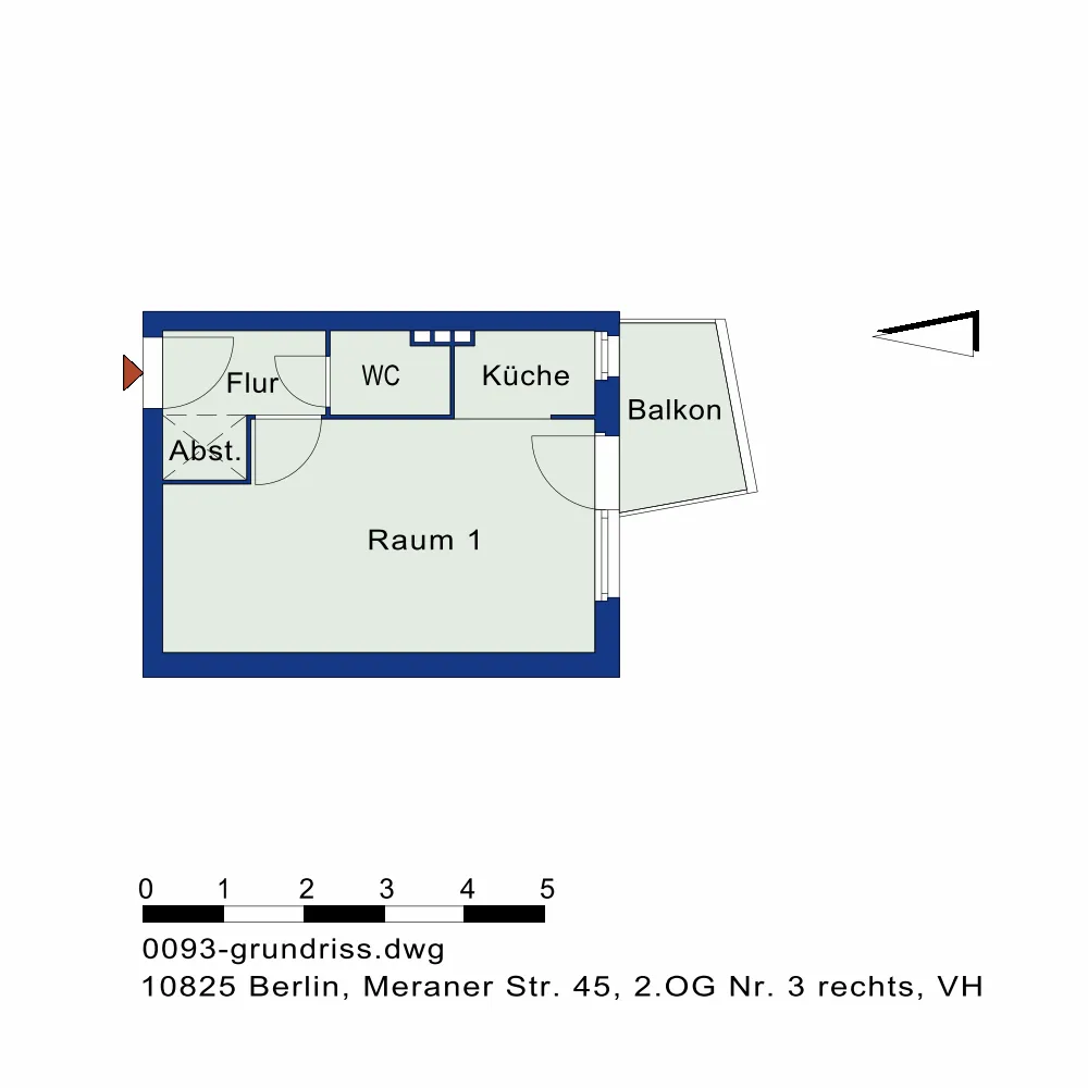 1 Zimmer Wohnung mit 22 m² in Berlin – Bild 7