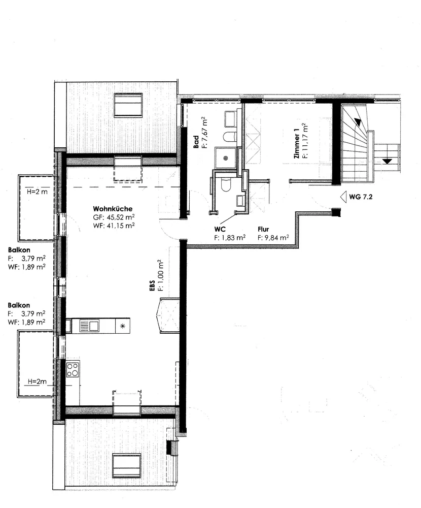 2 Zimmer Wohnung mit 77 m² in Hamburg – Bild 12