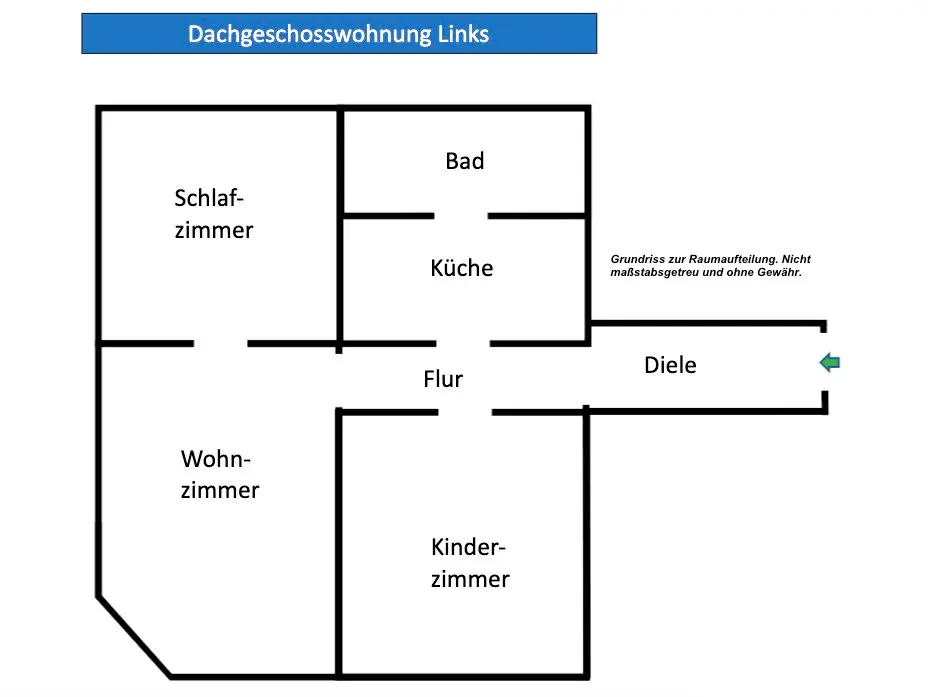 3 Zimmer Wohnung mit 75 m² in Krefeld – Bild 2