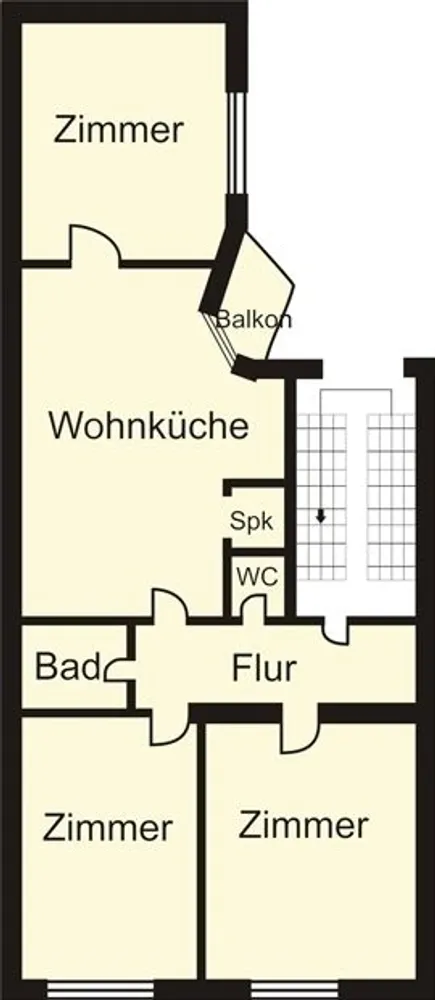 3 Zimmer Wohnung mit 83 m² in Dortmund – Bild 4