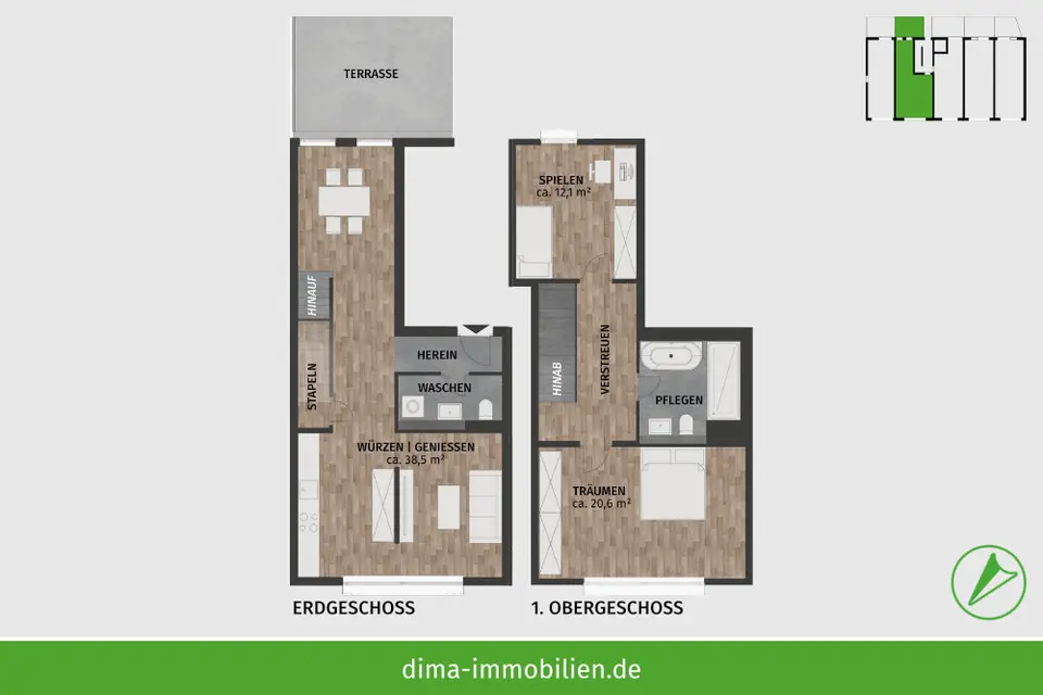 3 room apartment with 102 m² in Leipzig – Photo 5
