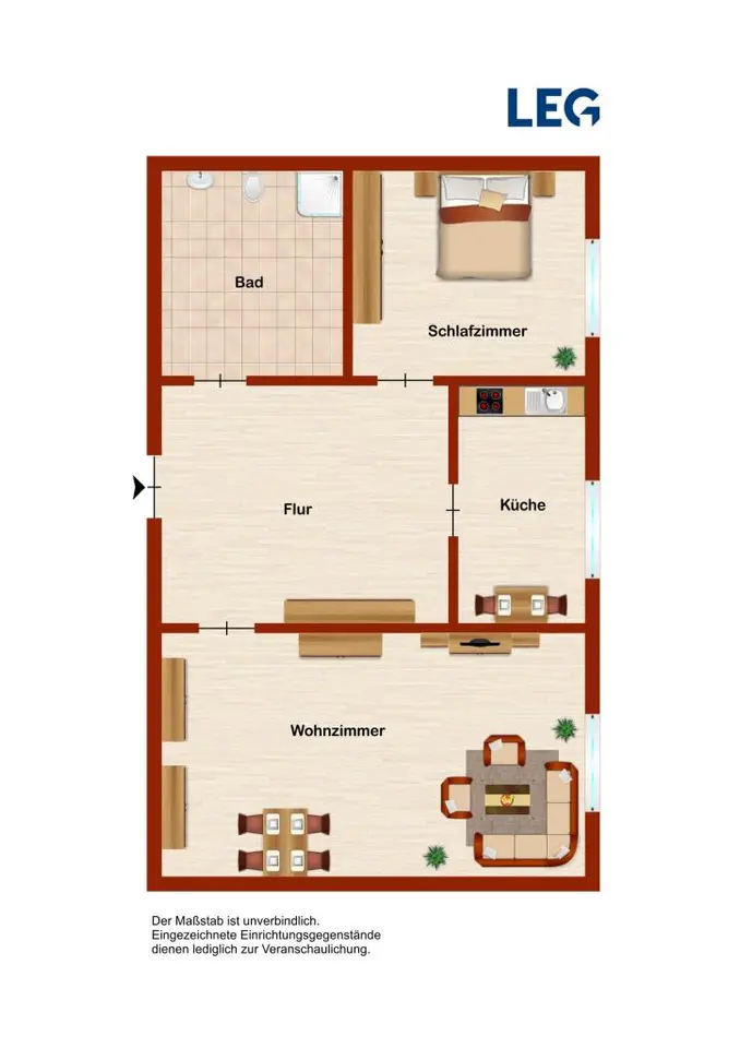 2 Zimmer Wohnung mit 56 m² in Hannover – Bild 5