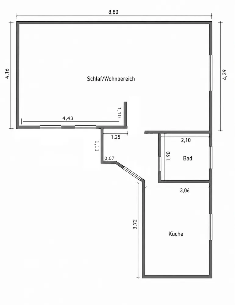 2 Zimmer Wohnung mit 49 m² in Oberhausen – Bild 8