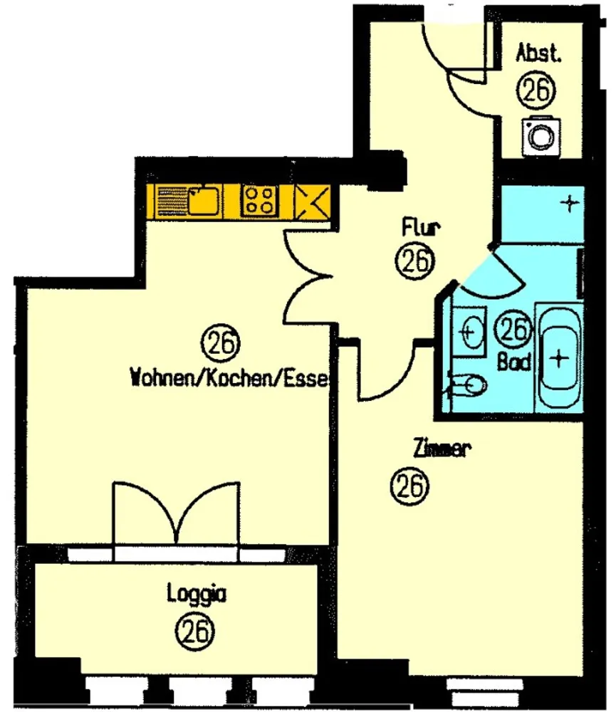 2 Zimmer Wohnung mit 68 m² in Leipzig – Bild 11