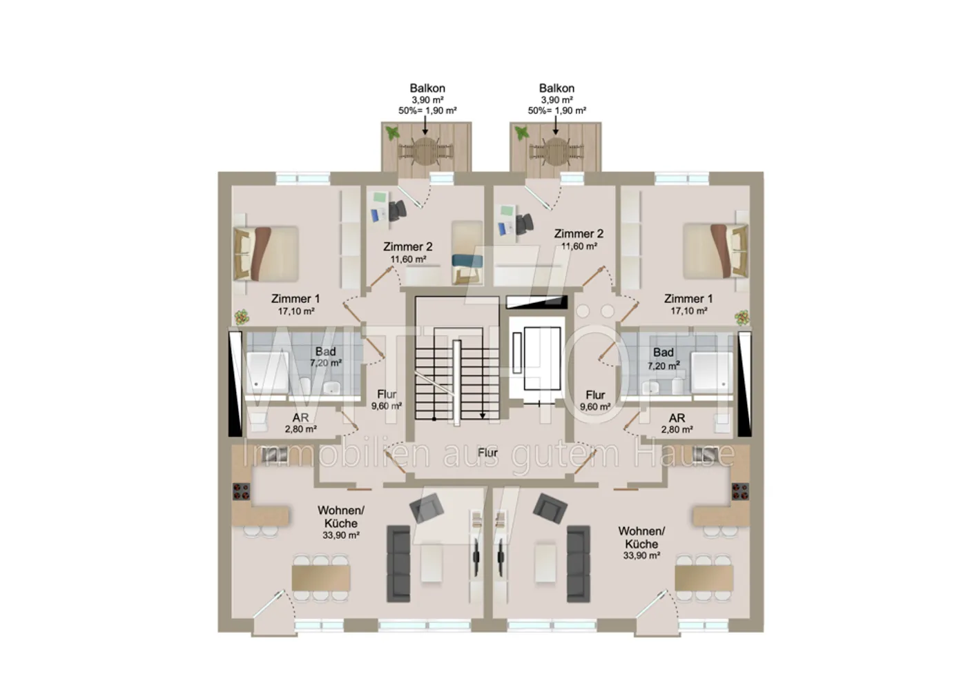 3 room apartment with 84 m² in Hamburg – Photo 2