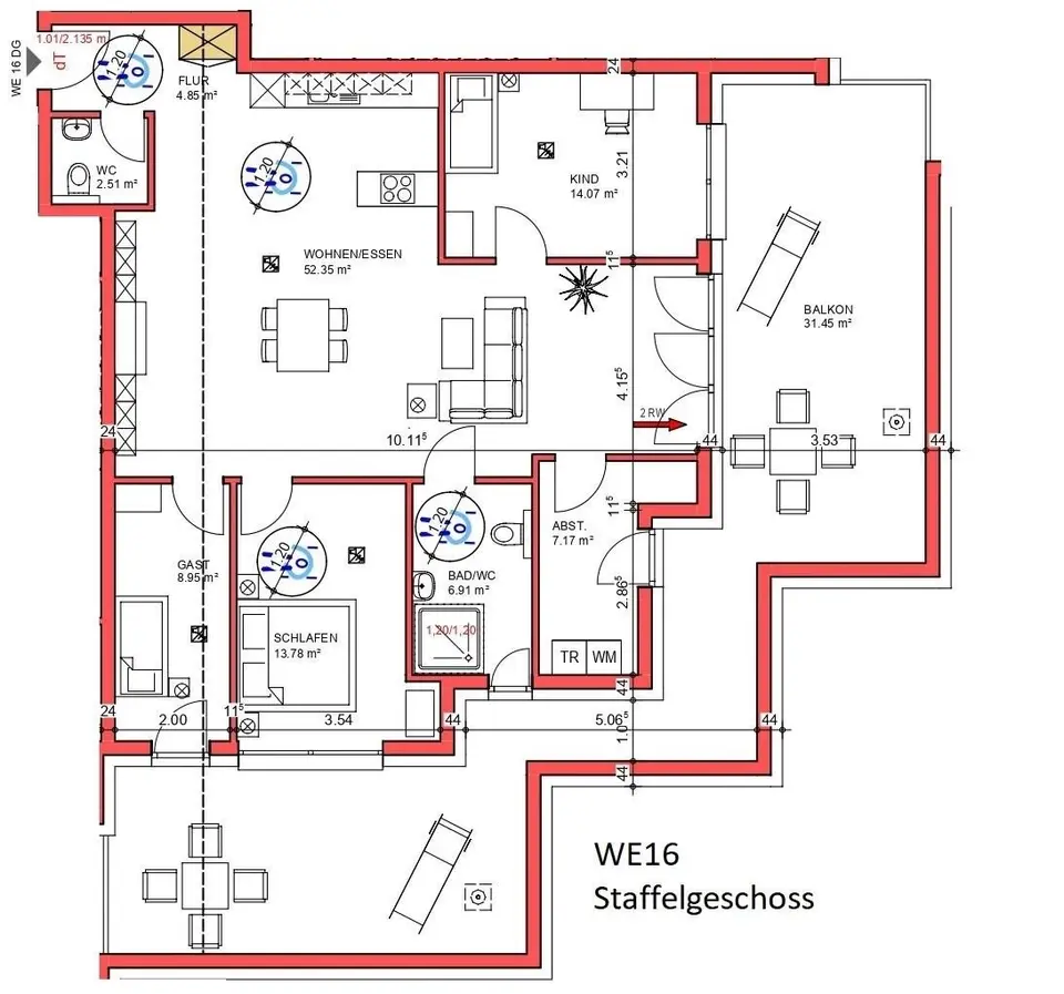 4 Zimmer Wohnung mit 140 m² in Detmold – Bild 5