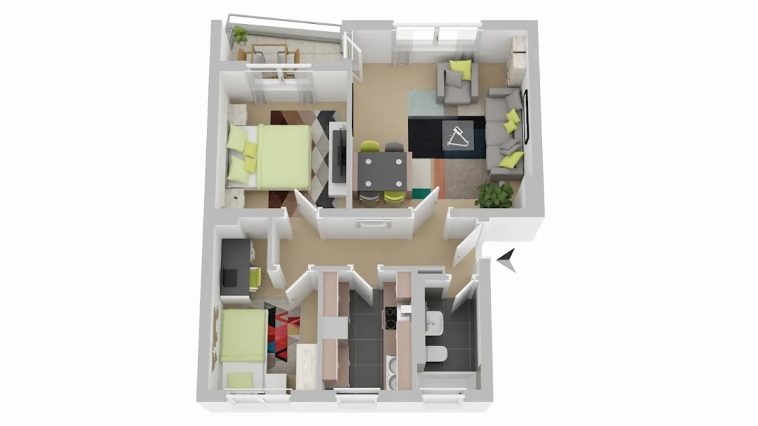 3 room apartment with 65 m² in Brunswick – Photo 9
