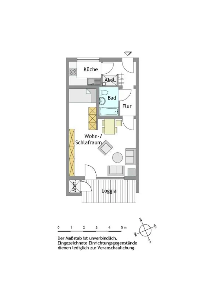 1 Zimmer Wohnung mit 48 m² in Mülheim an der Ruhr – Bild 3