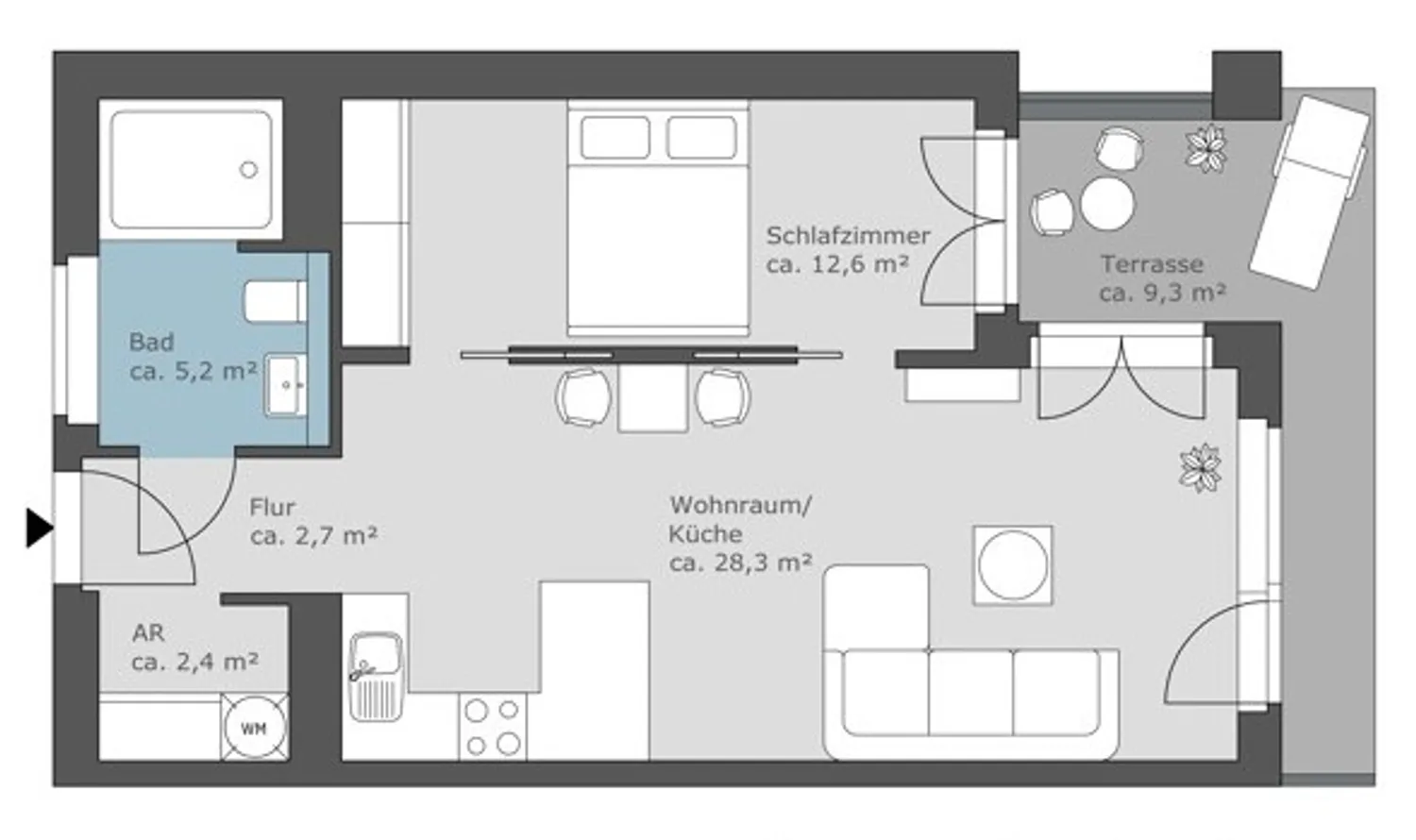 2 Zimmer Wohnung mit 55 m² in Berlin – Bild 5