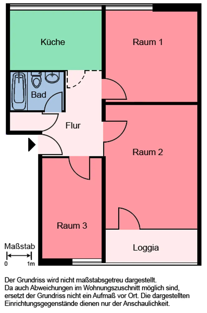 3 Zimmer Wohnung mit 70 m² in Dortmund – Bild 7