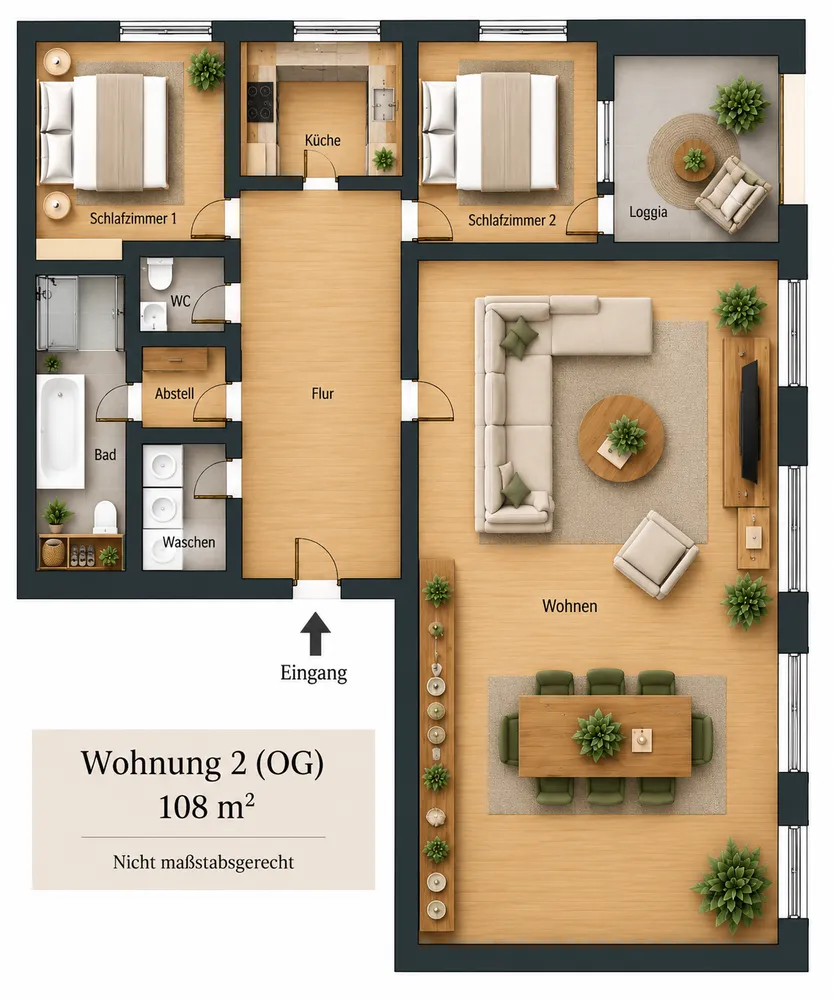 3 Zimmer Wohnung mit 108 m² in Köln – Bild 7