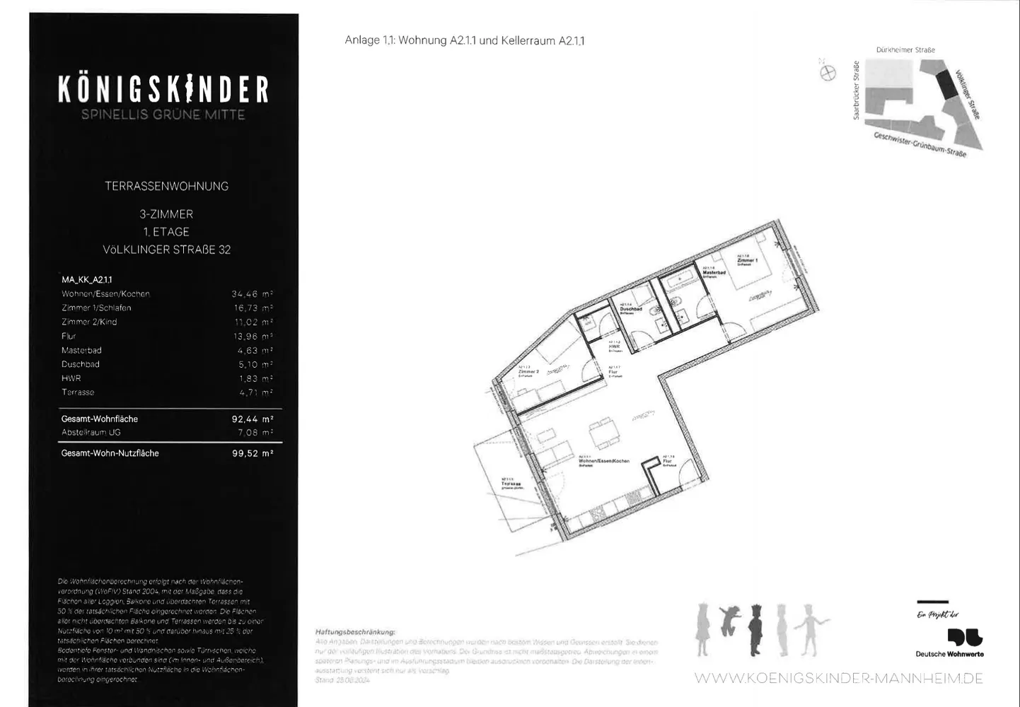 3 Zimmer Wohnung mit 100 m² in Mannheim – Bild 4