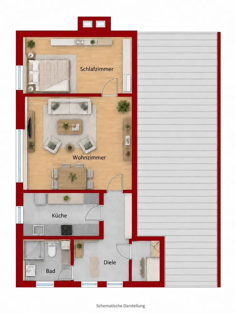 2 Zimmer Wohnung mit 72 m² in Herne – Bild 10
