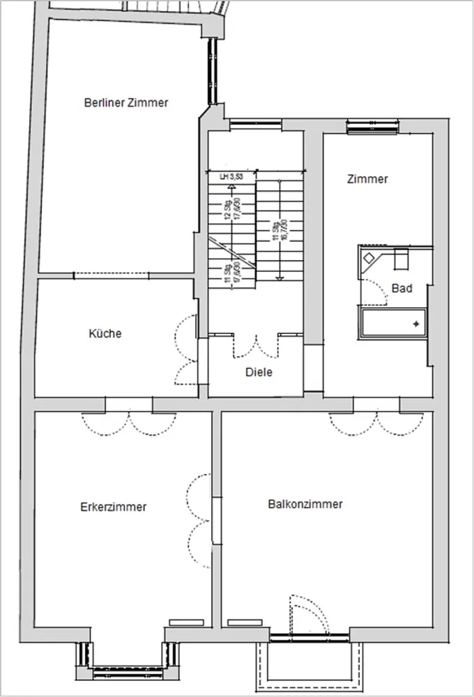 4 Zimmer Wohnung mit 124 m² in Berlin – Bild 6