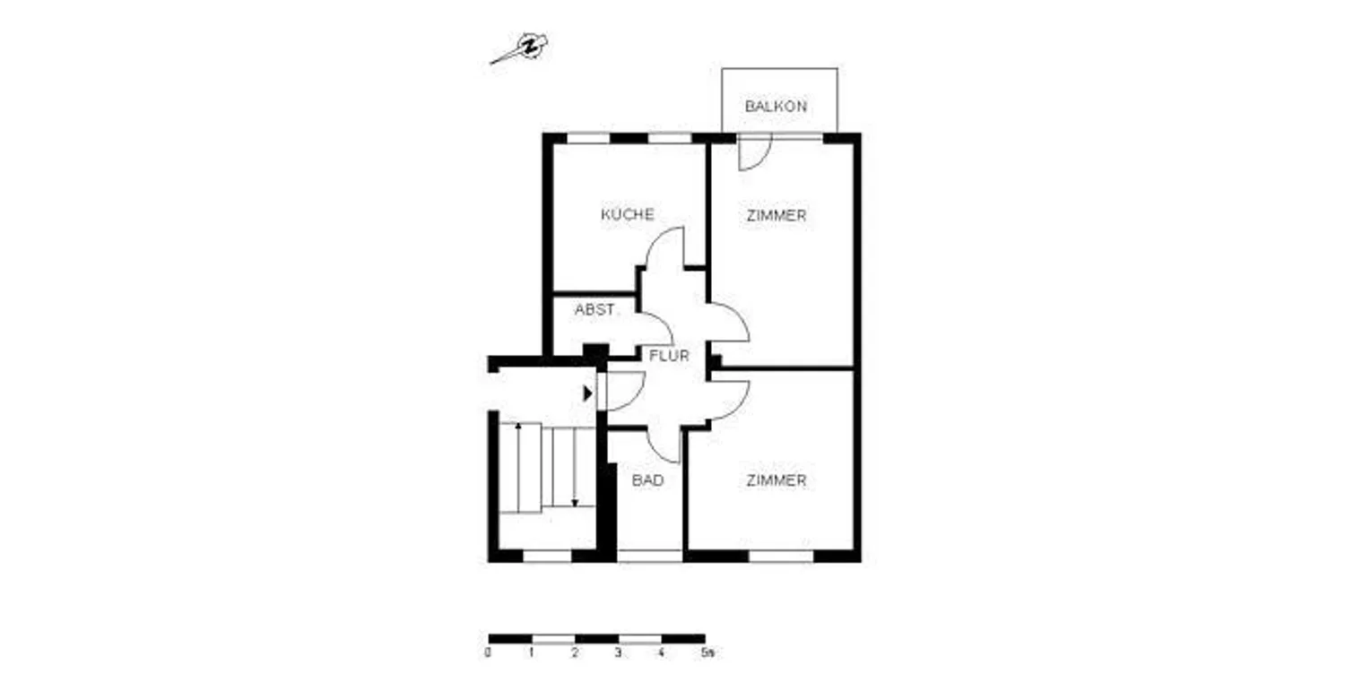 2 room apartment with 57 m² in Bremen – Photo 2
