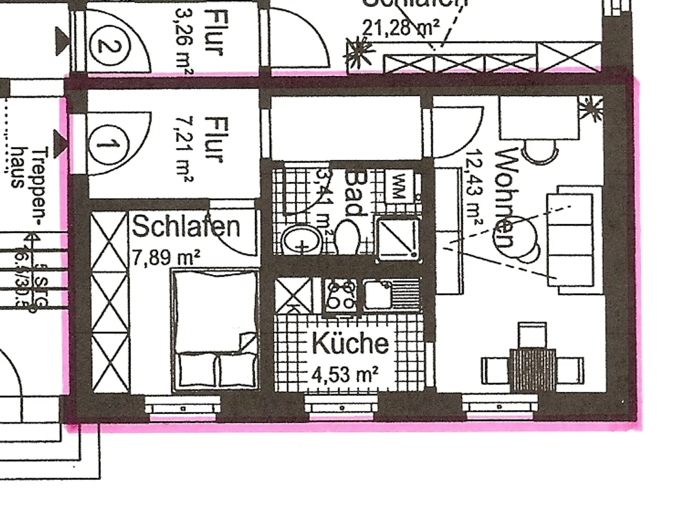 2 Zimmer Wohnung mit 35 m² in Chemnitz – Bild 8