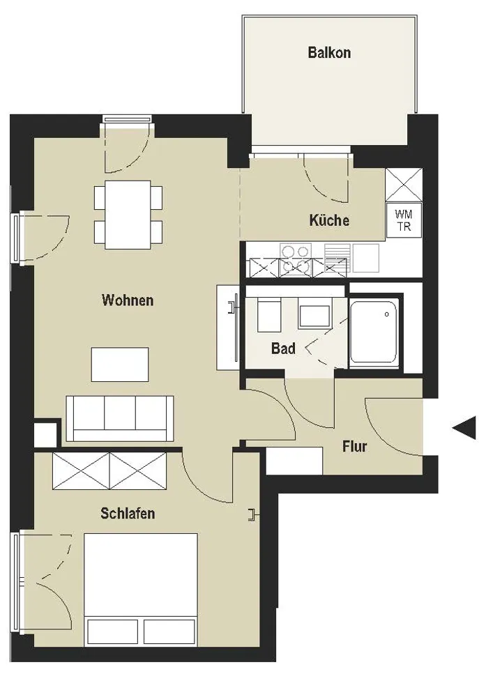 2 Zimmer Wohnung mit 53 m² in Mannheim – Bild 6