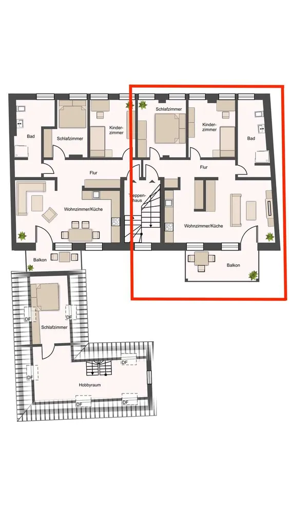3 Zimmer Wohnung mit 73 m² in Nürnberg – Bild 3