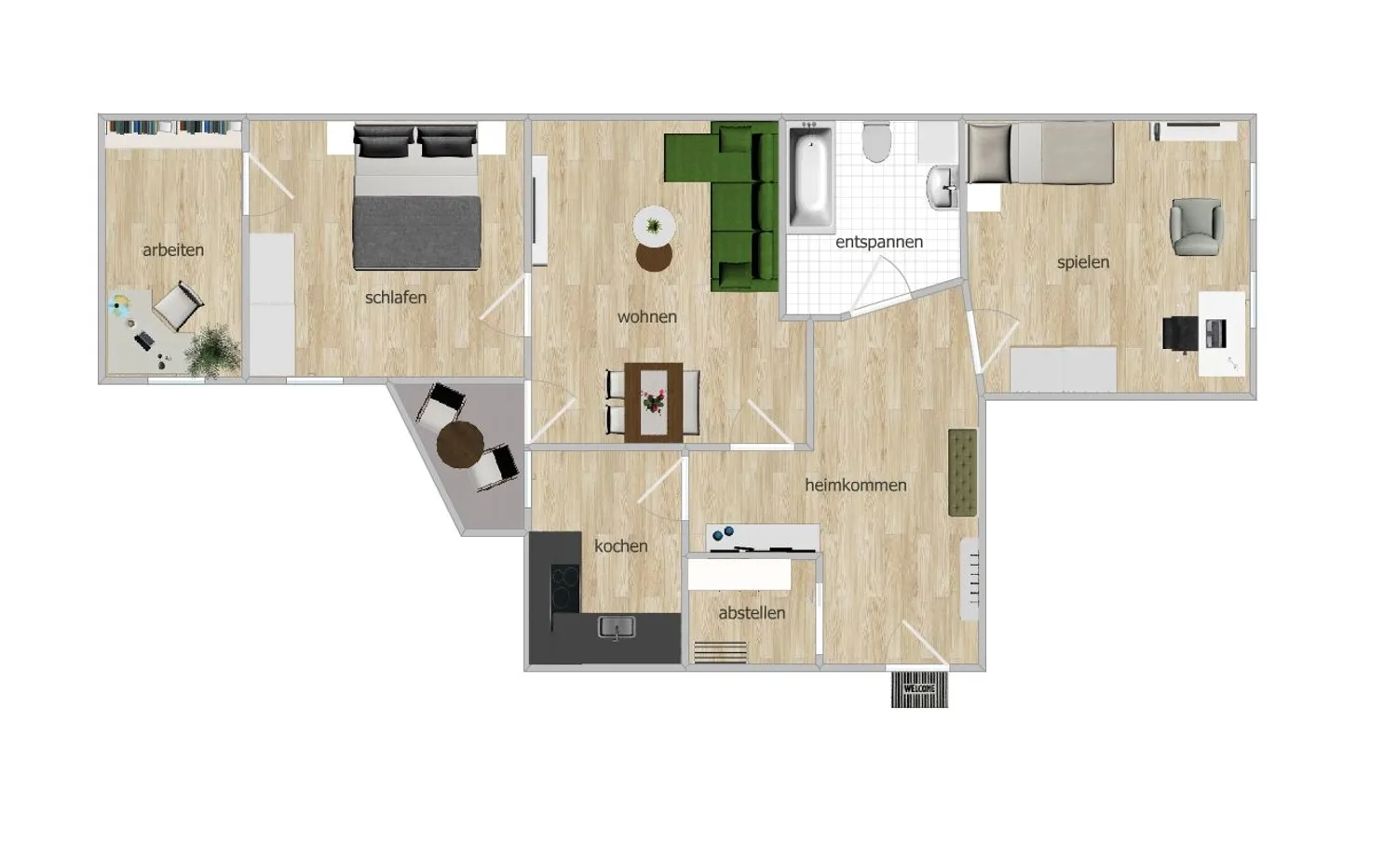 4 Zimmer Wohnung mit 93 m² in Halle (Saale) – Bild 11