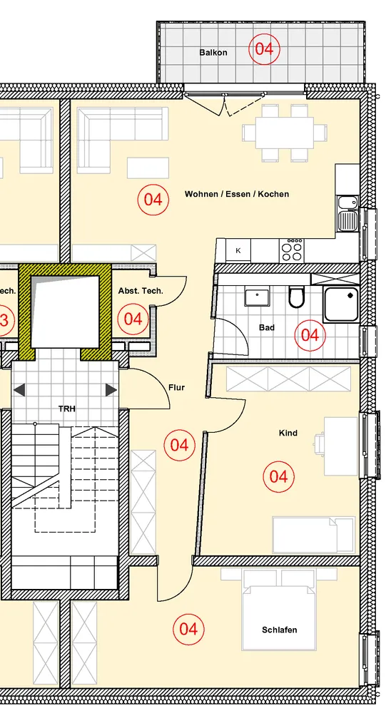 3 Zimmer Wohnung mit 87 m² in Mannheim – Bild 5